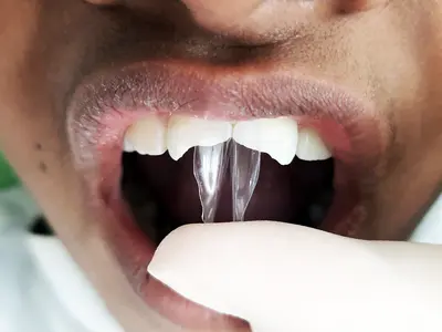 Traumatic, Chipped Tooth Under Treatment